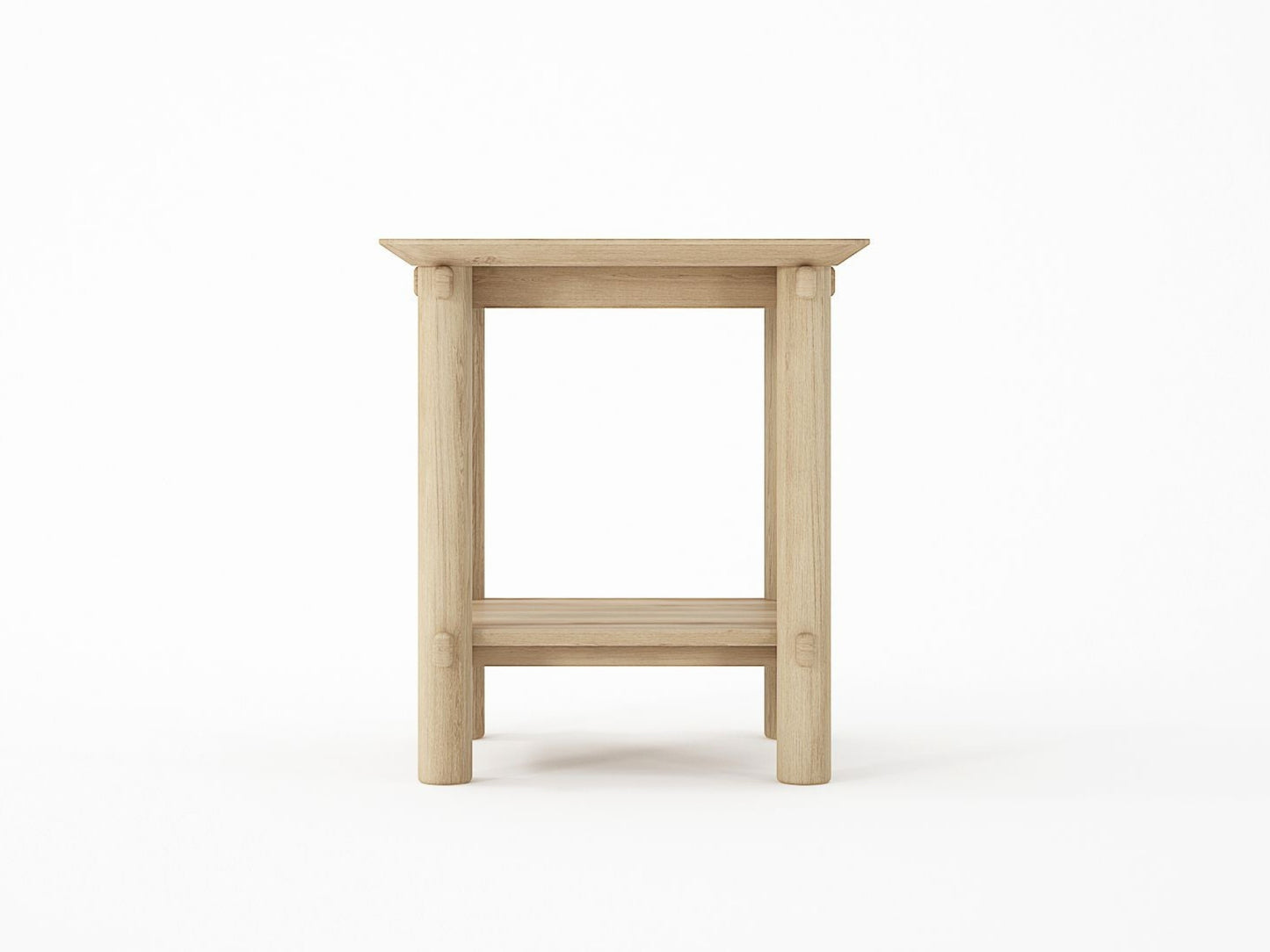 Tenon Bedside Table - European Oak