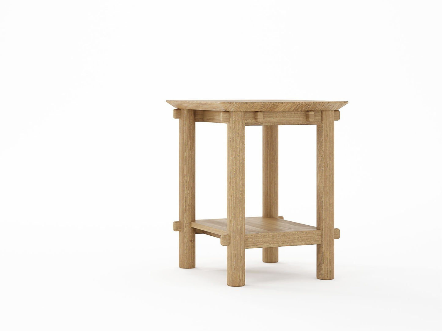 Tenon Bedside Table - Teak