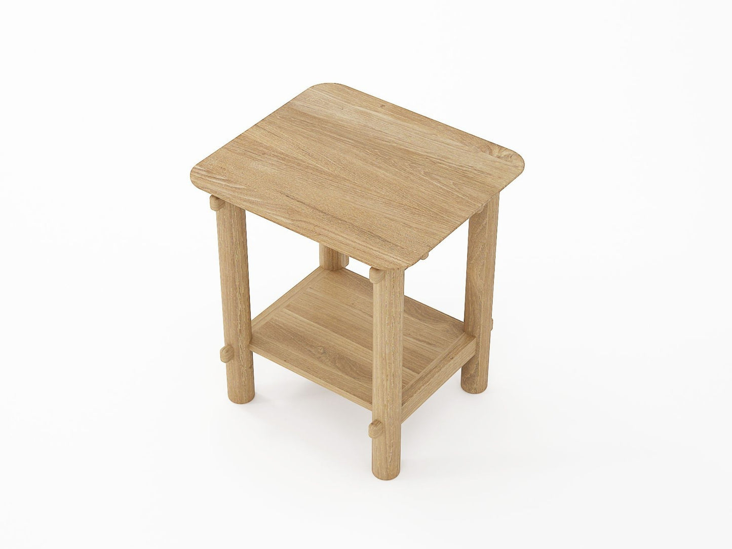 Tenon Bedside Table - Teak