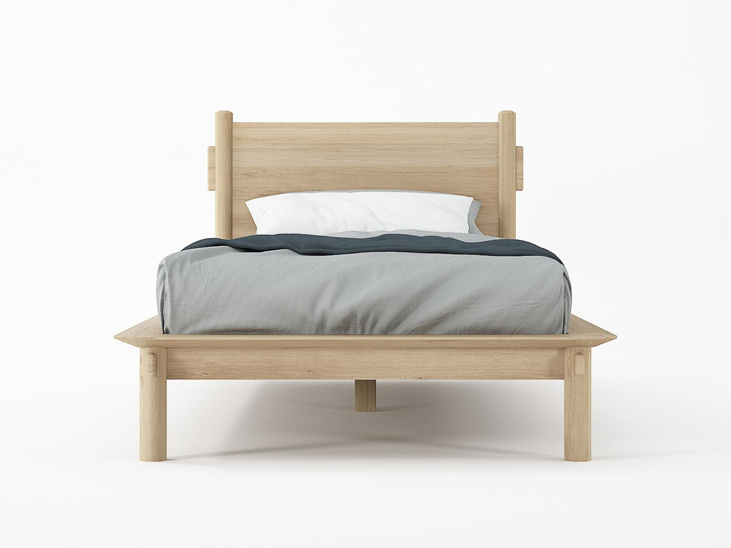 Tenon King Single Bed - European Oak