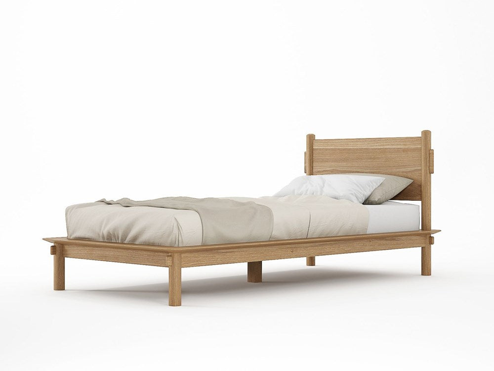 Tenon King Single Bed - Teak