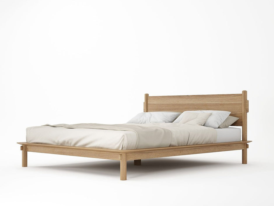 Tenon Queen Bed - Teak