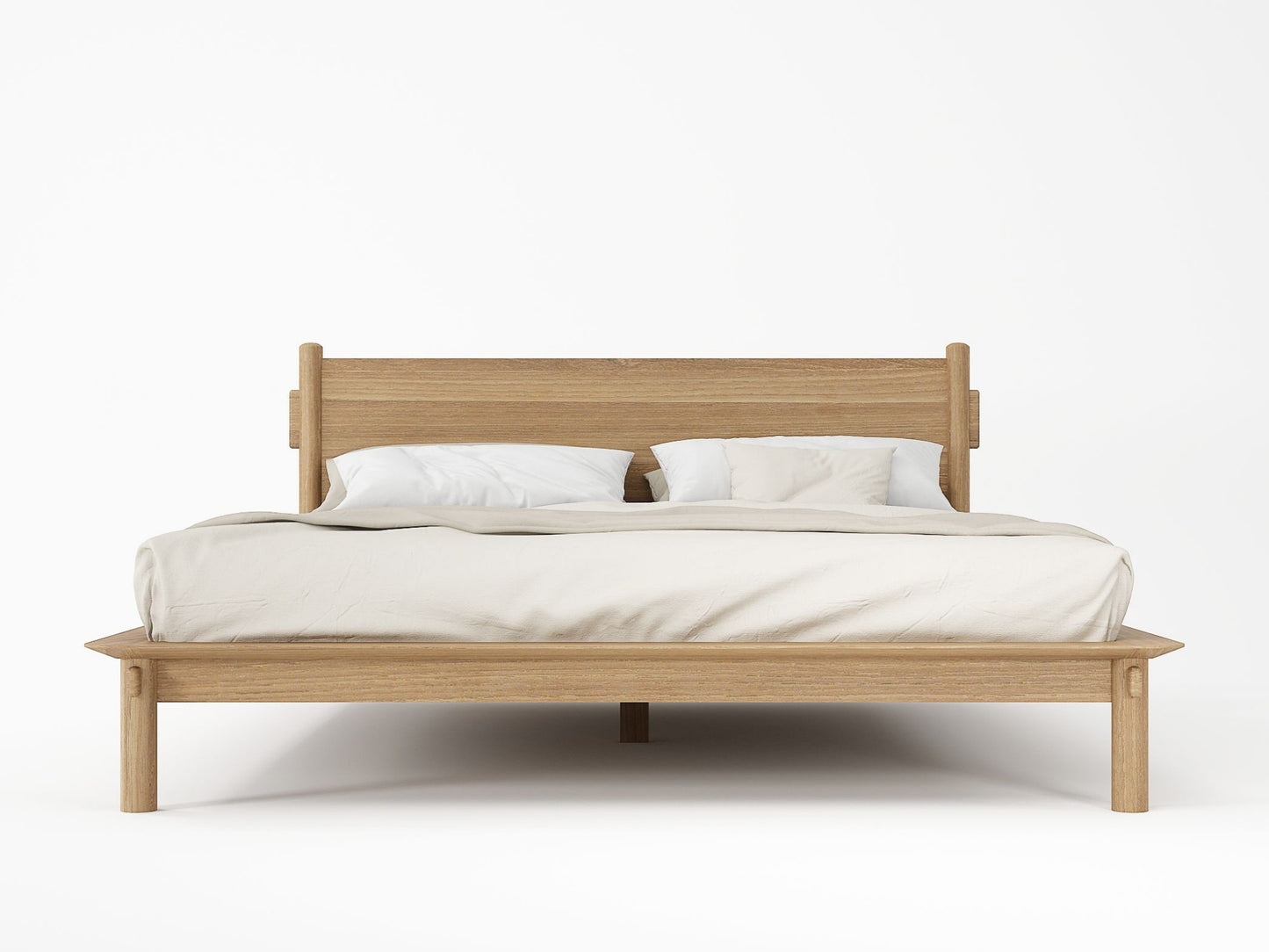 Tenon Queen Bed - Teak