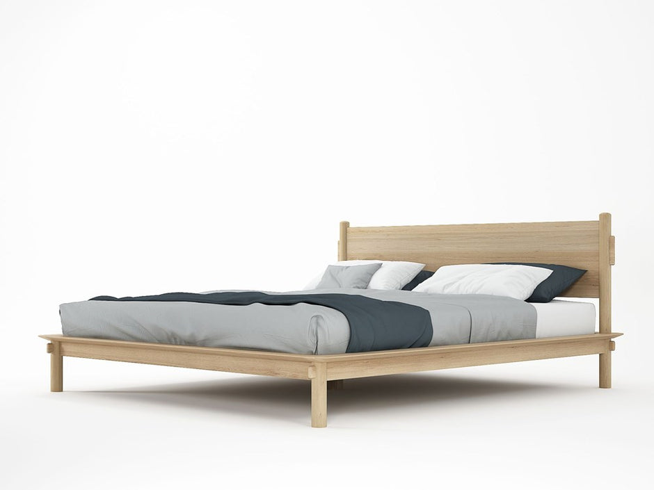 Tenon King Bed - European Oak