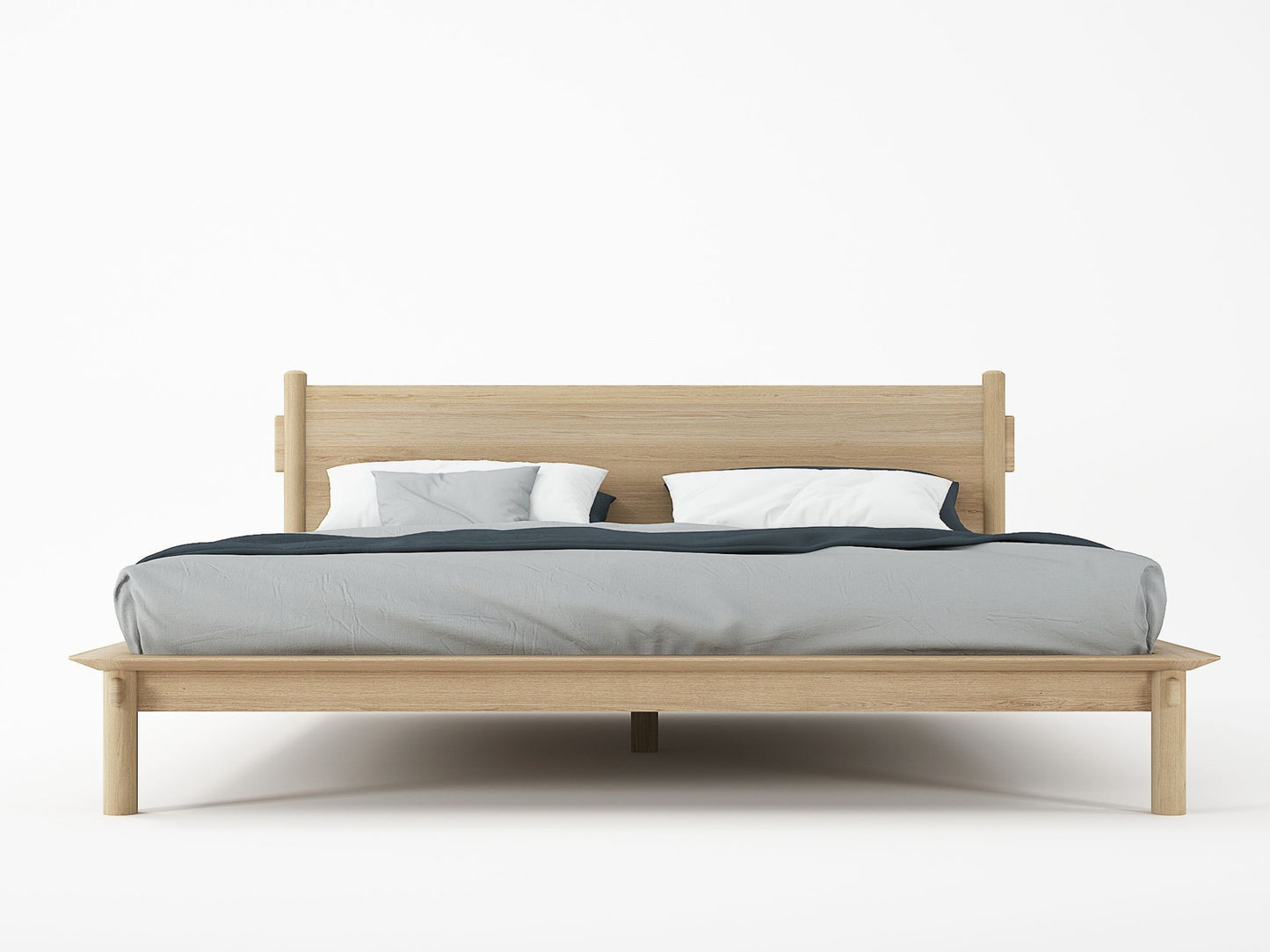 Tenon King Bed - European Oak