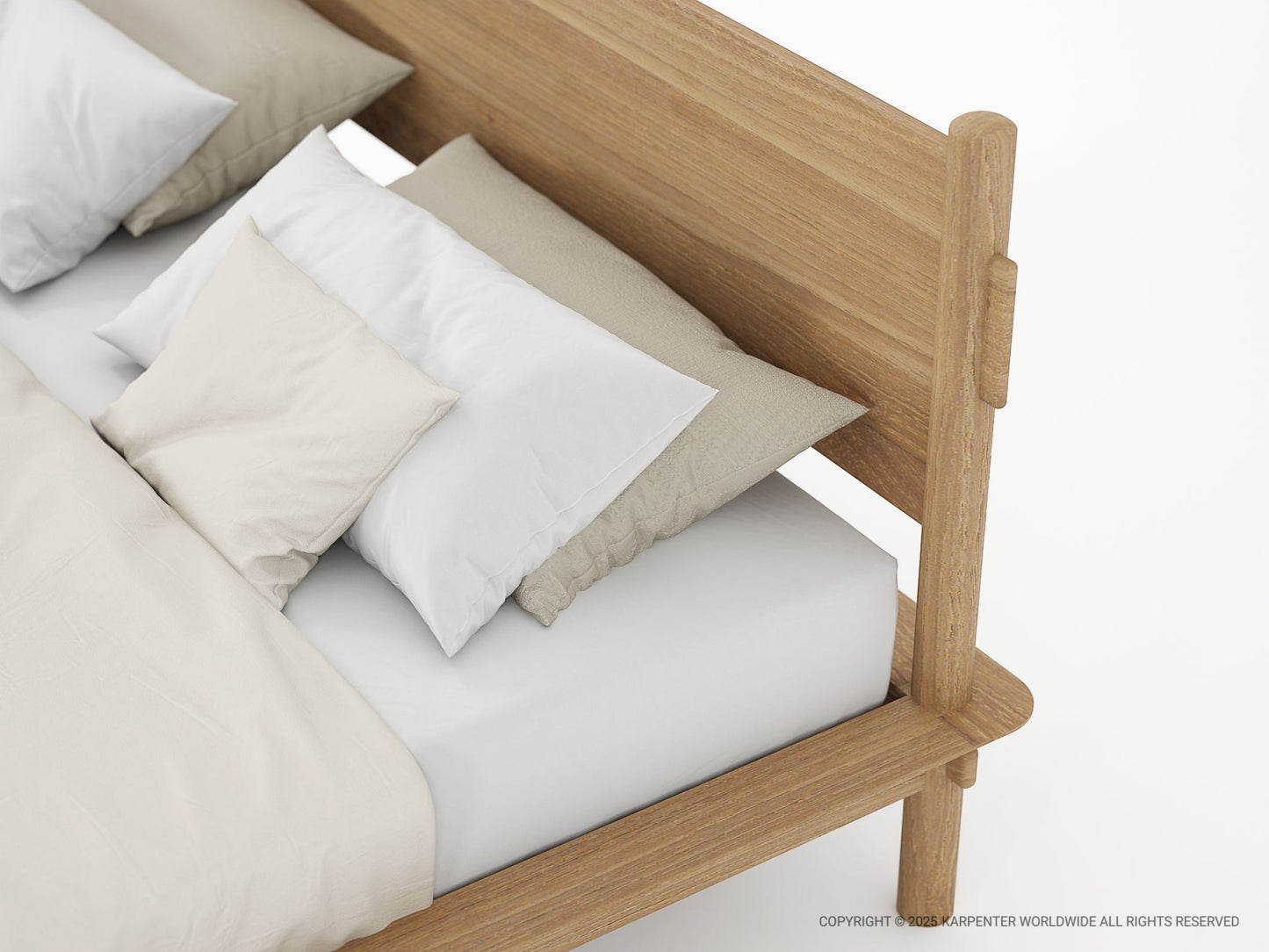Tenon King Bed - Teak