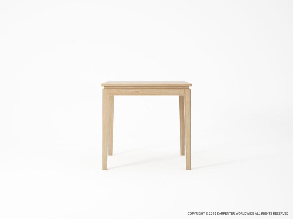 KTT001O small wooden table on white background