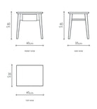 Front, Side & Top Views (PDF)
