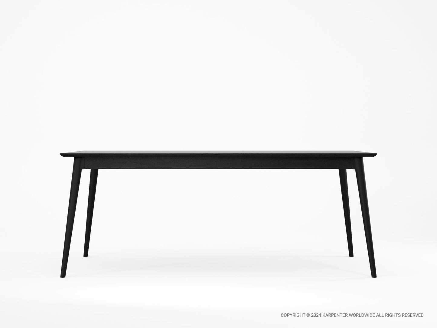 Vintage Dining Table 200(CM) - Satin Black