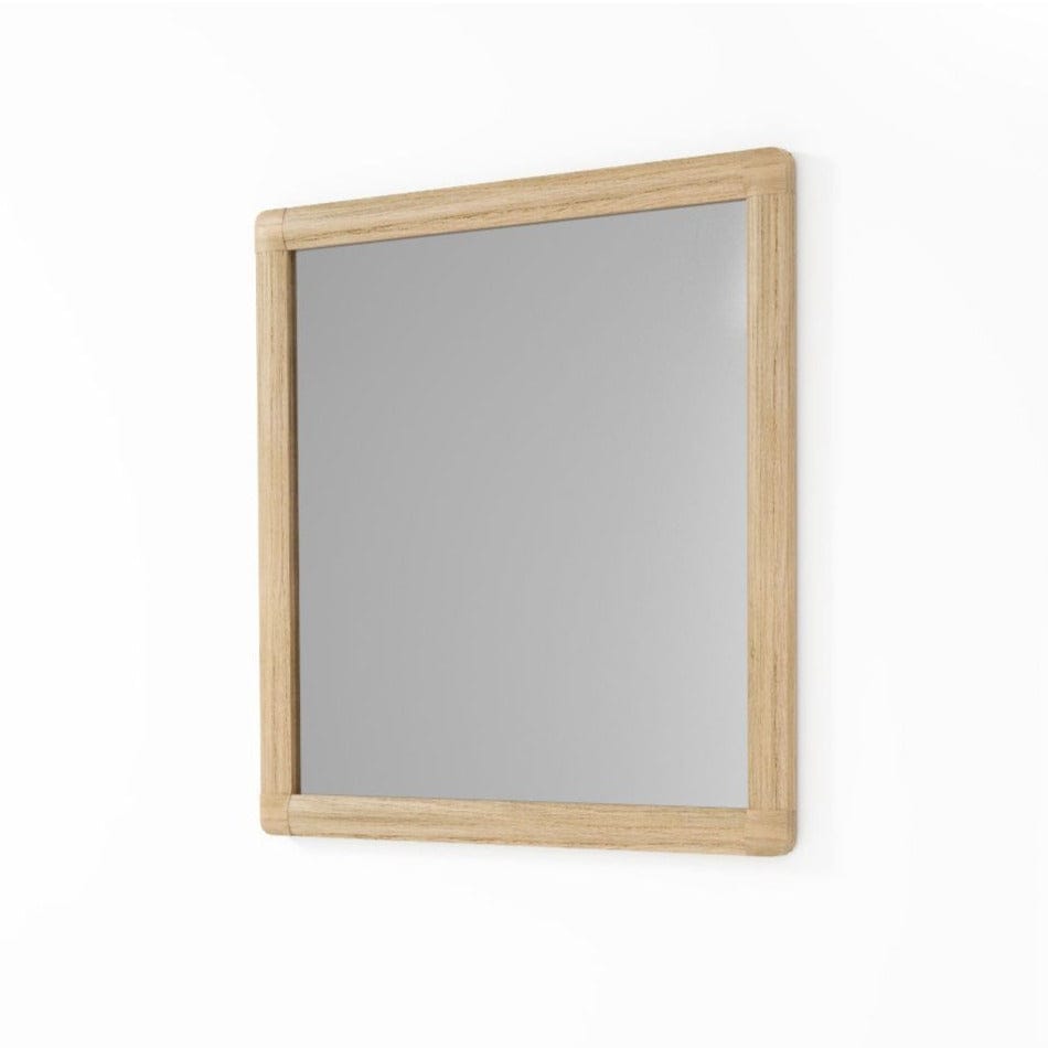Vintage Wall Mirror - European Oak