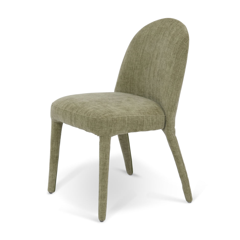 Wyatt Dining Chair Leaf Fabric Upholstery