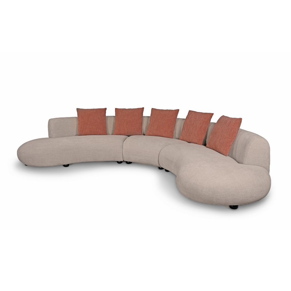 Eva 5 Seater Curved Lounge