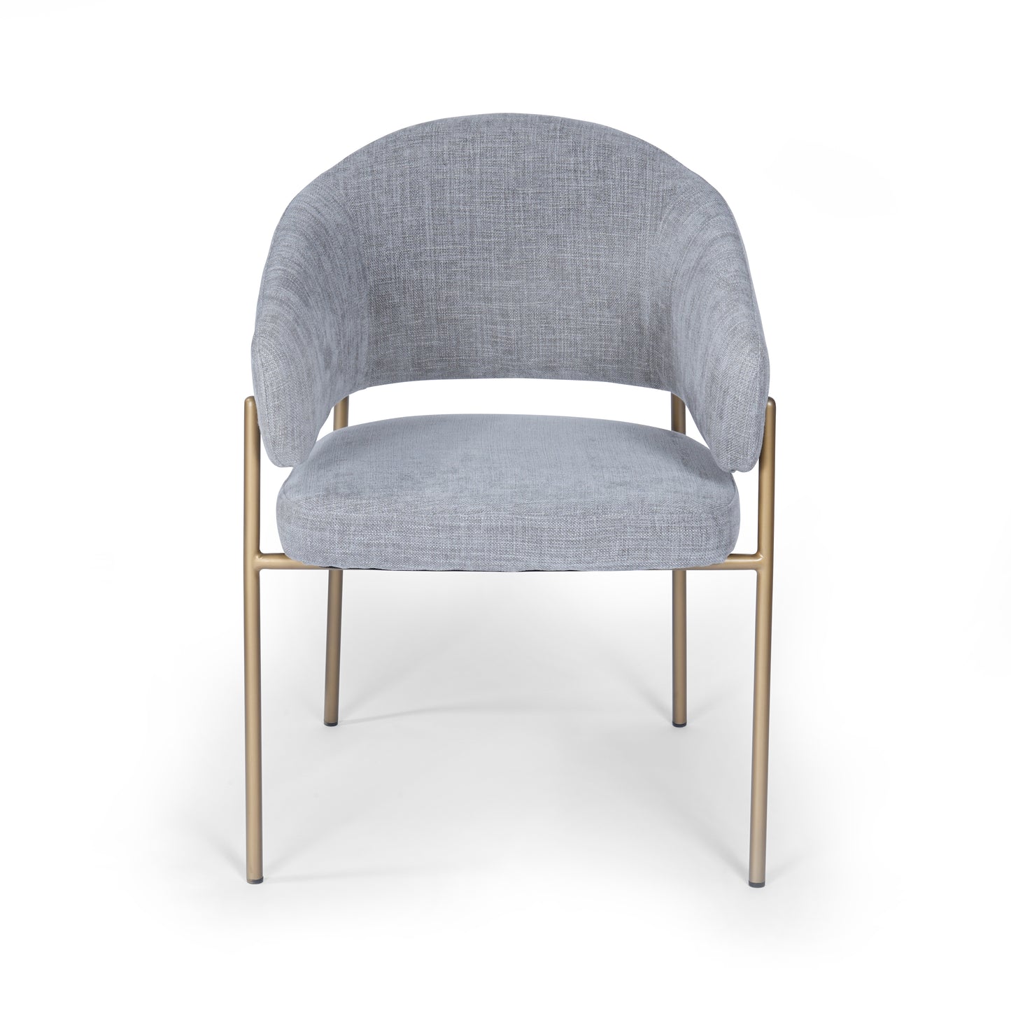 Hanna Dining Chair Silver Upholstery