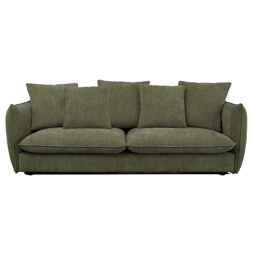 Camden 3 Seater Sofa Leaf Fabric Upholstery