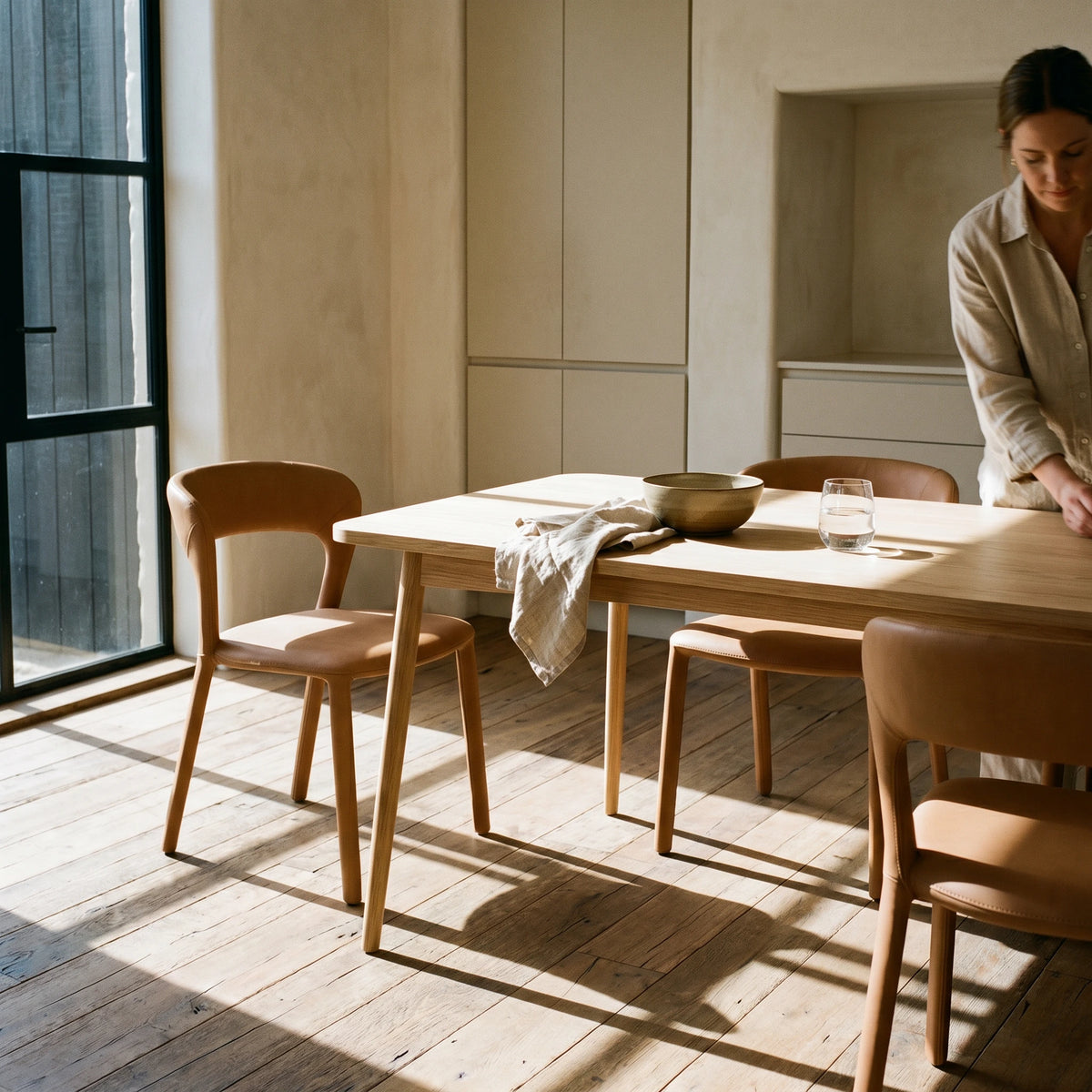 Hudson Dining Chair Tan