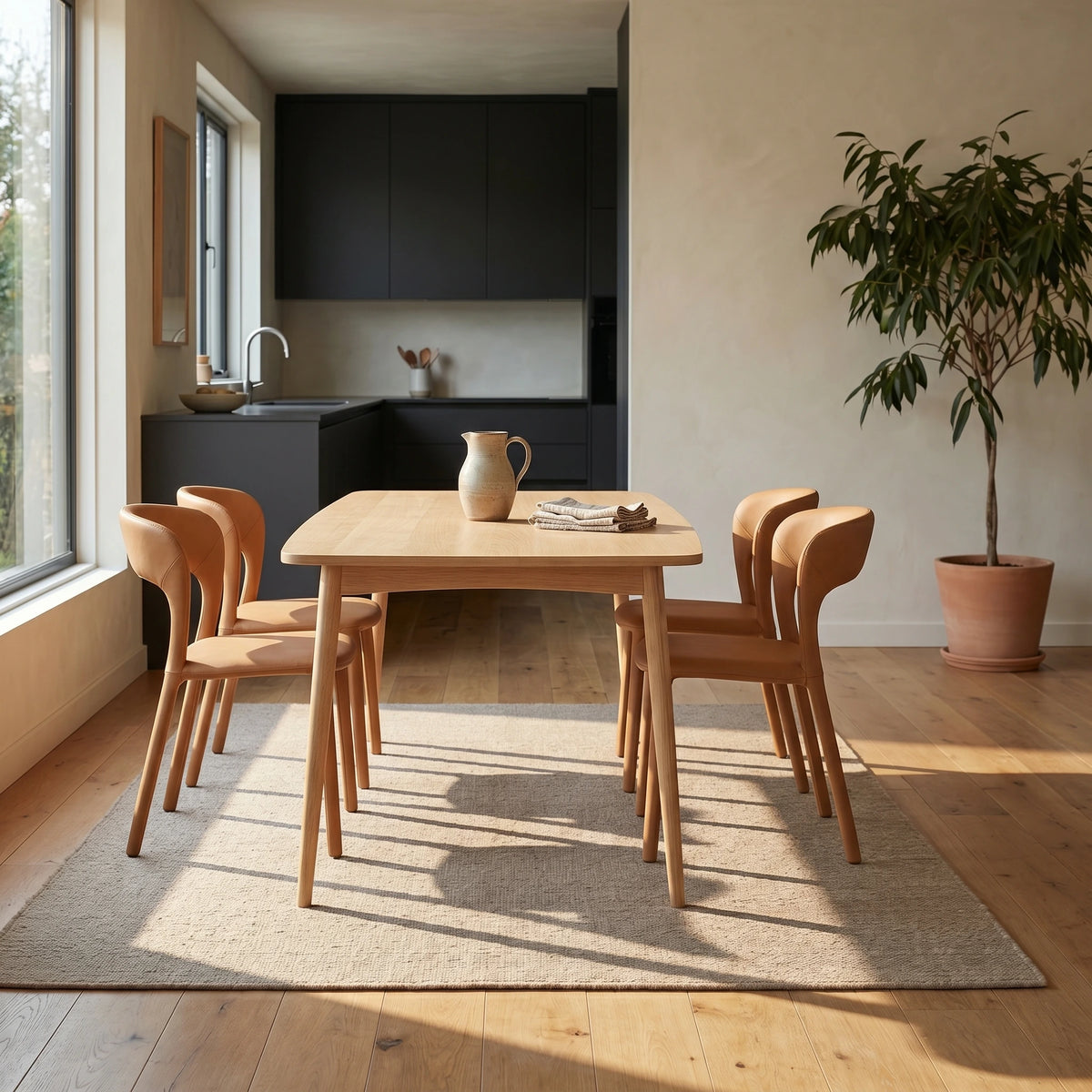 Hudson Dining Chair Tan
