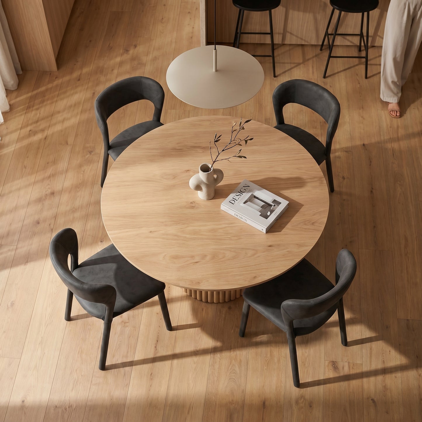 Hudson Dining Chair Charcoal