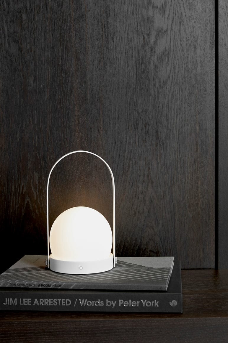 MEN4864639 Modern White Lantern Lamp on Book