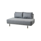 Grey corner sofa set with cushions