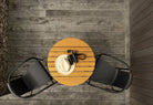 NAMI bamboo table and chairs with hat and binoculars