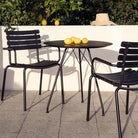 Black dining set with lemons