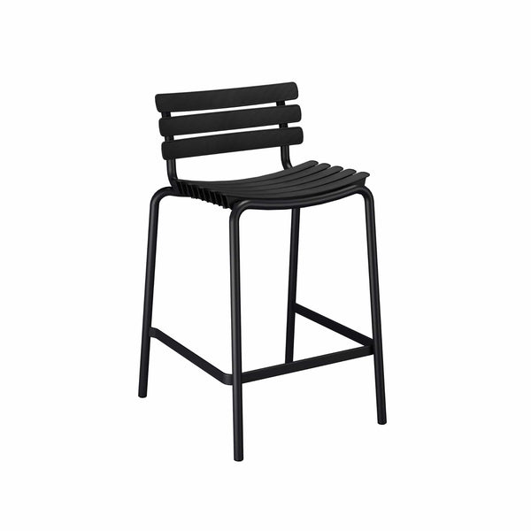 Black Reclips Counter Chair