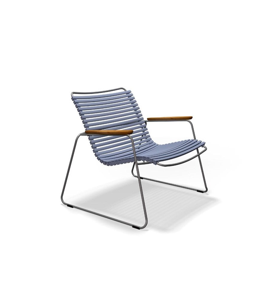 CLICK Roomy lounge chair - Pigeon Blue