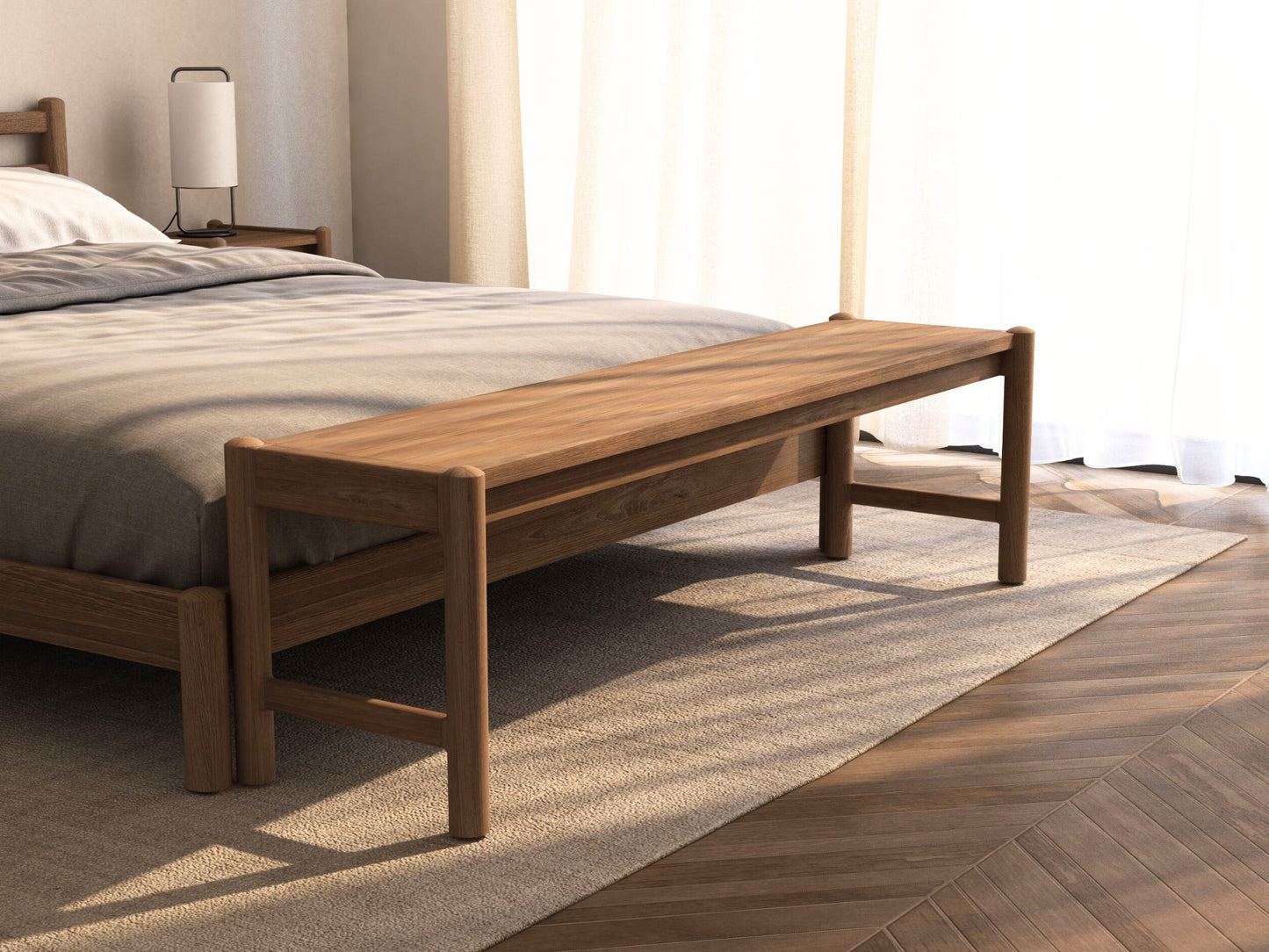 Taku Bench 160cm - European White Oak