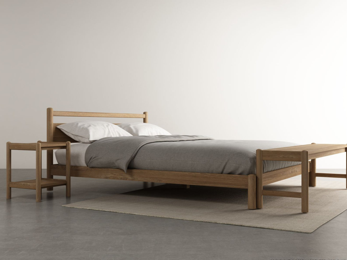 Taku Bench 160cm - European White Oak