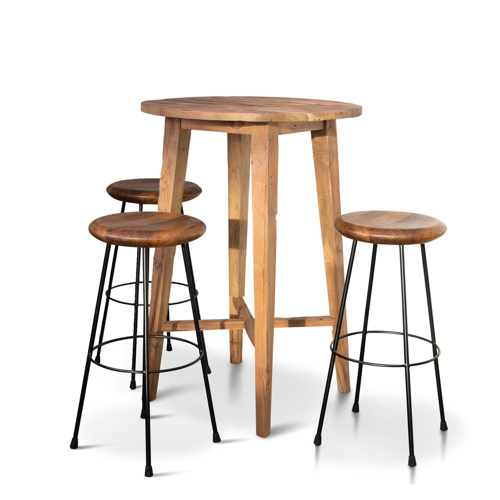 Woody Round Bar Table 80cm | Hospitality and Cafe