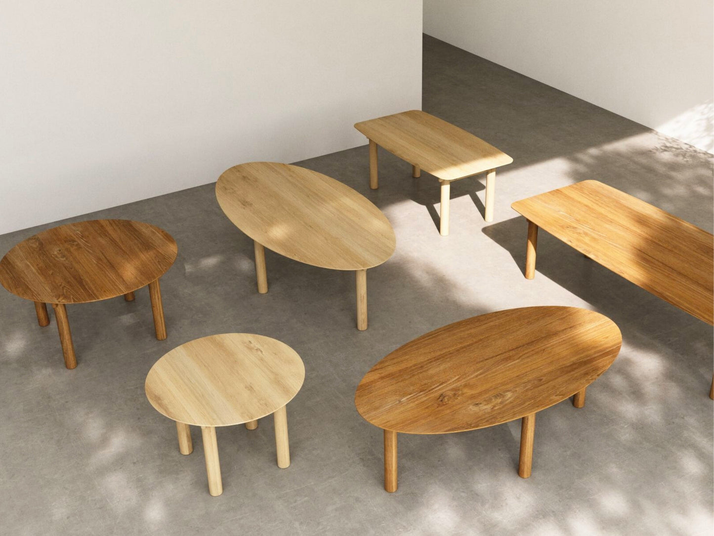 Tenon Rectangular Coffee Table 120cm - European Oak