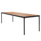 Modern outdoor dining table design.