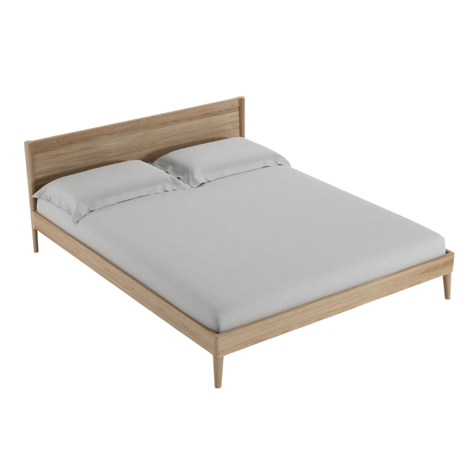 Vintage Queen Bed  - European Oak