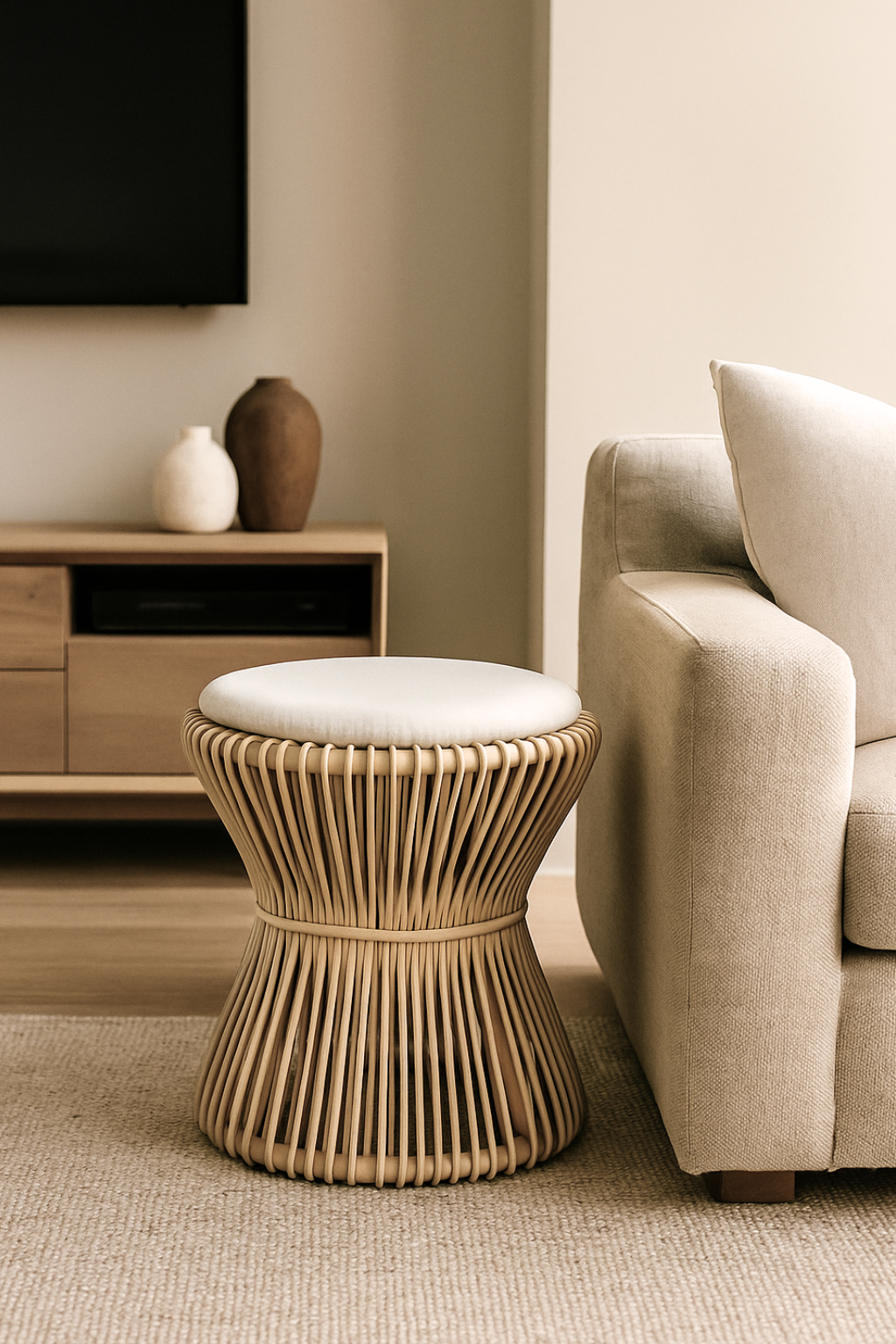 Mushroom Stool Natural