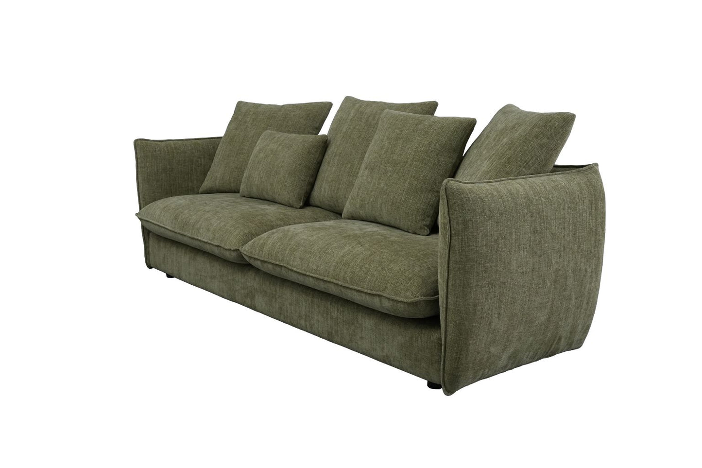 Camden 3 Seater Sofa Leaf Fabric Upholstery