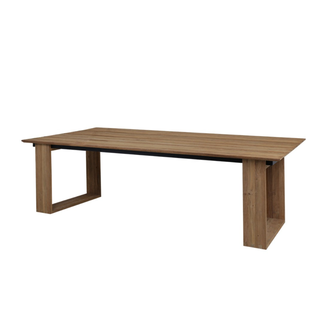 BIG DADDY 4 Slat Dining Table 240cm - Teak