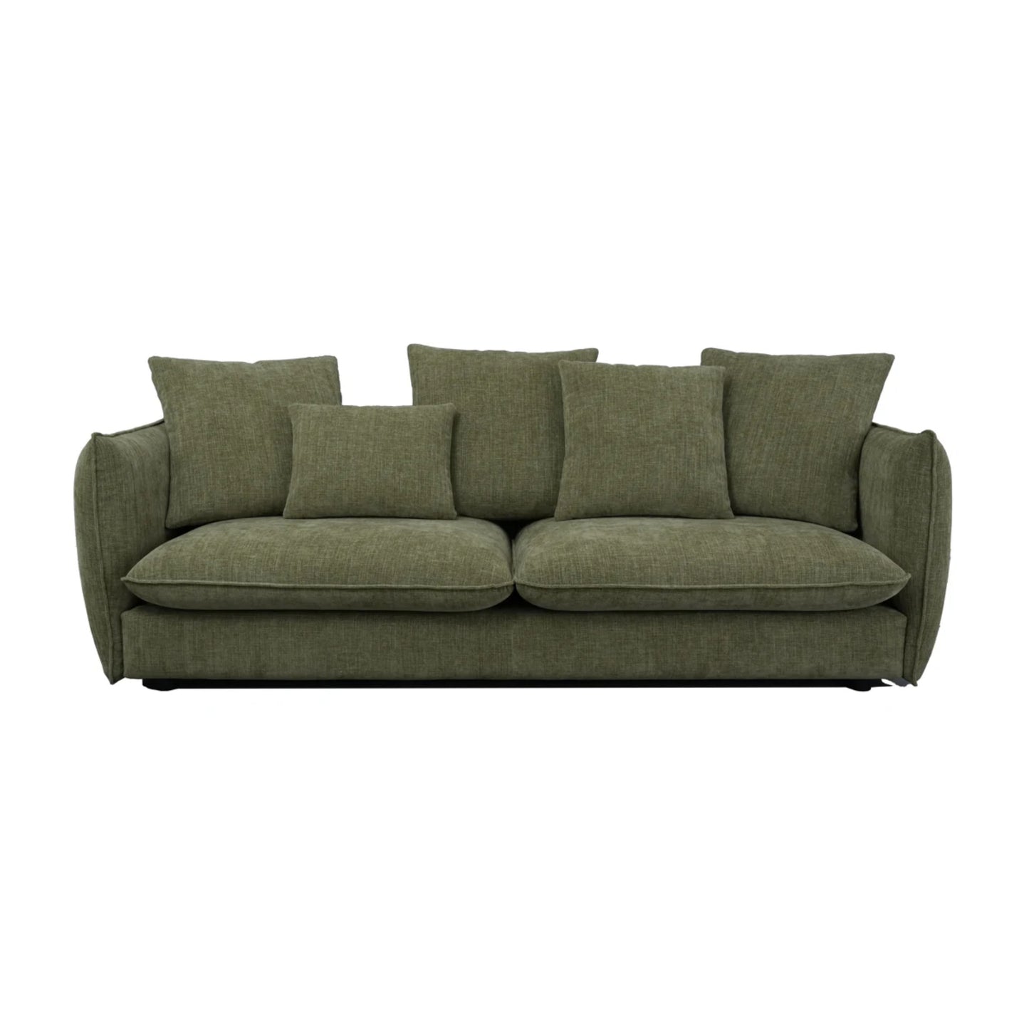 Camden 3 Seater Sofa Leaf Fabric Upholstery