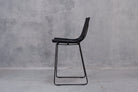 Black metal bar stool (ele109_3)