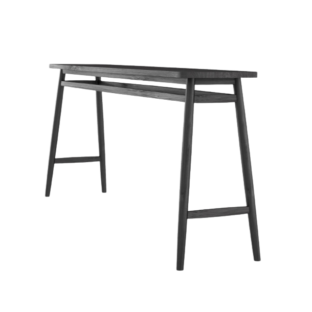 Twist Console Table 120(CM) - Satin Black