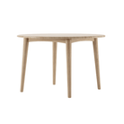 Round wooden table