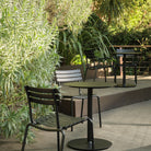 Pico Alua Black outdoor furniture set in garden