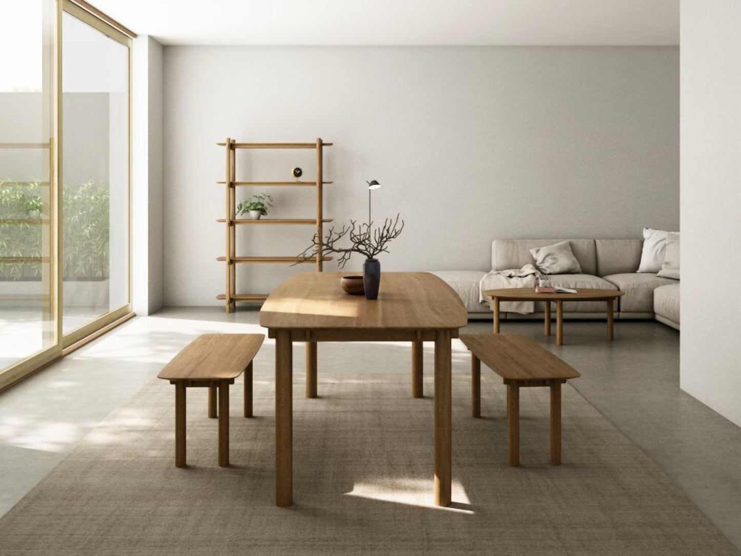 Tenon Rectangular Dining Table 150cm - Teak
