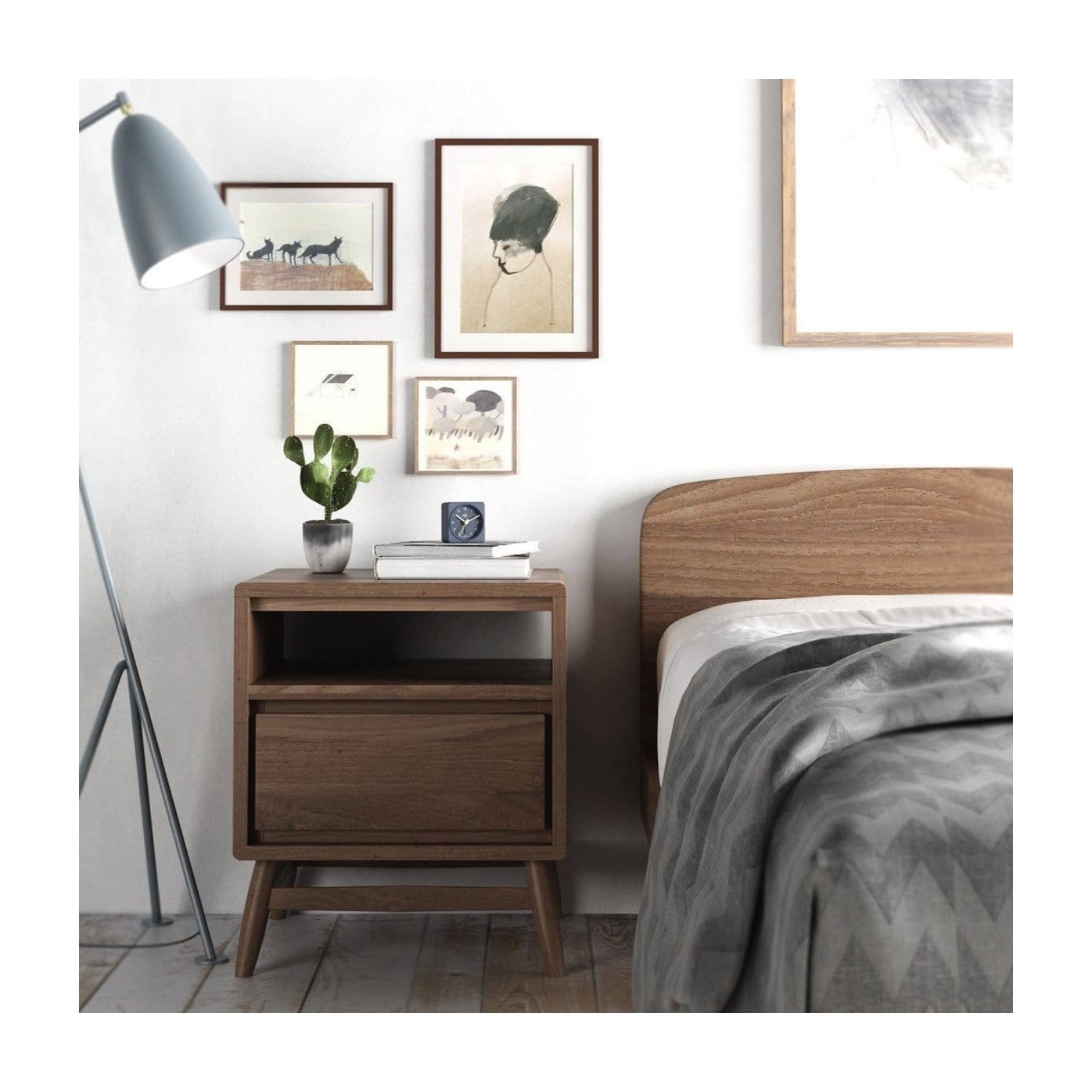 Twist Side Table - FSC Recycled Teak