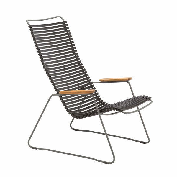 CLICK Lounge Chair Black - Modern Outdoor Furniture