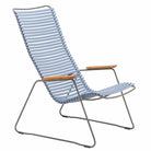 Click Outdoor Lounge Chair (Pigeon Blue) | SLH Designer Furniture-Outdoor Furniture-Houe-Pigeon Blue-Powder -coated Grey Metal-SLH AU