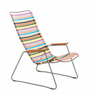 Click Outdoor Lounge Chair (Multicoloured) | SLH Designer Furniture-Outdoor Furniture-Houe-Multi Dynamic Colour-Powder -coated Grey Metal-SLH AU
