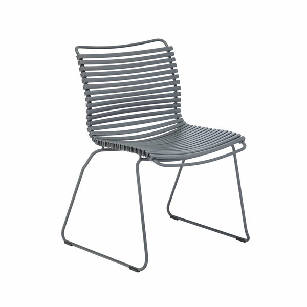 CLICK Dining Chair - Dark Grey, No Arms