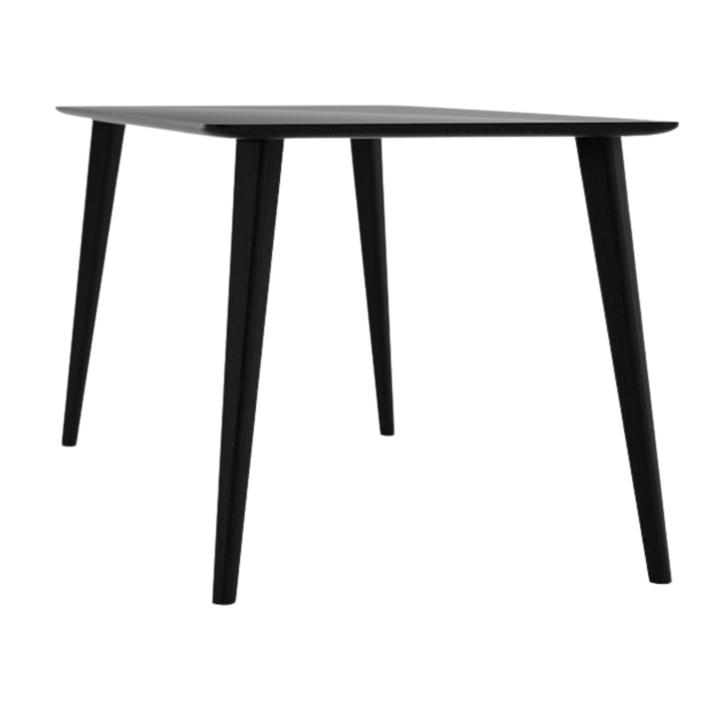 Domani Dining Table -  Satin Black