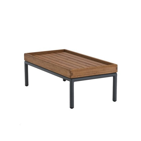 Level Lounge Rectangular Bamboo Outdoor Side Table (41x81cm) | SLH-Outdoor Furniture-Houe-SLH AU