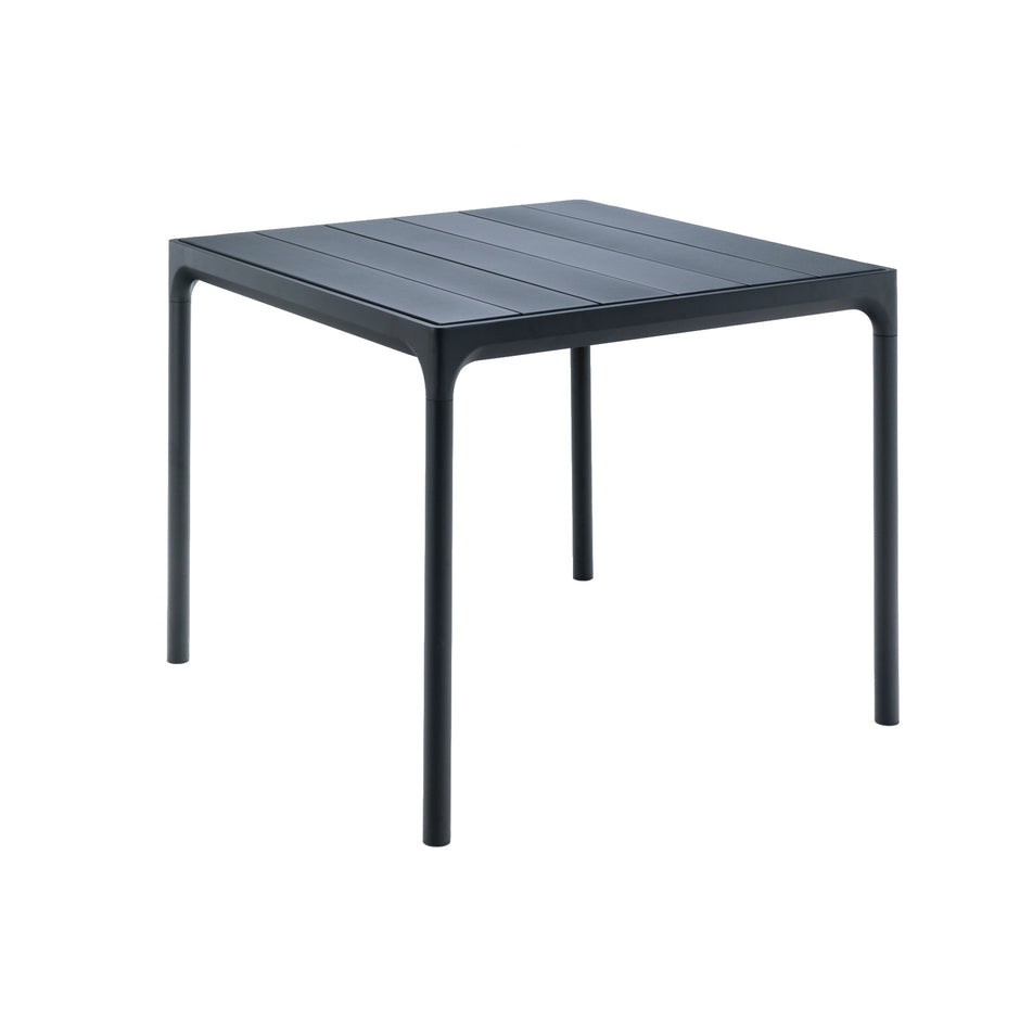 Four Square Outdoor Dining Table 90cm by Houe (Black & Black)-Outdoor Furniture-Houe-SLH AU